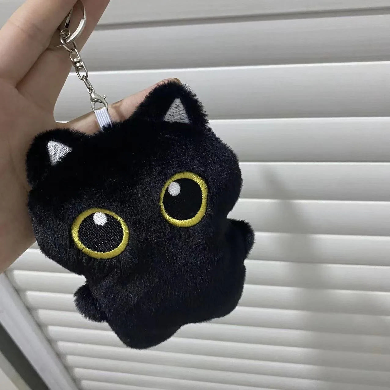 10cm Cute Black Cat Plush Doll